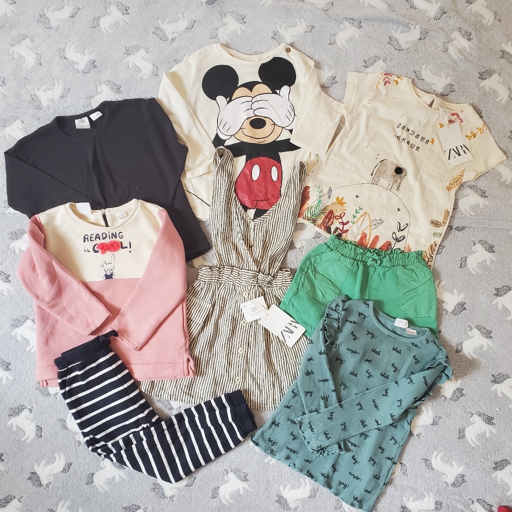 Large Zara bundle size 4-5T. - Adorable!